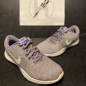 Women’s Nike Flex Trainer 8’s size 8.5 grey/purple